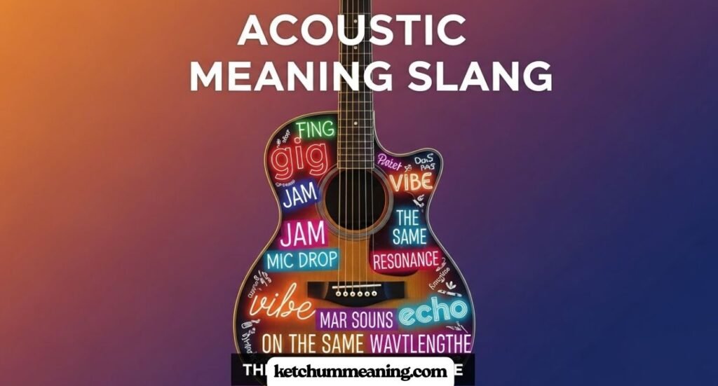 Acoustic Meaning SlangAcoustic Meaning Slang