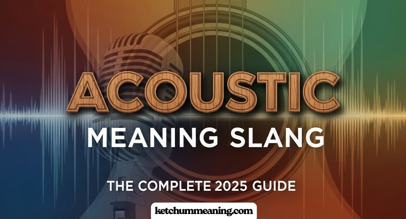 Acoustic Meaning Slang