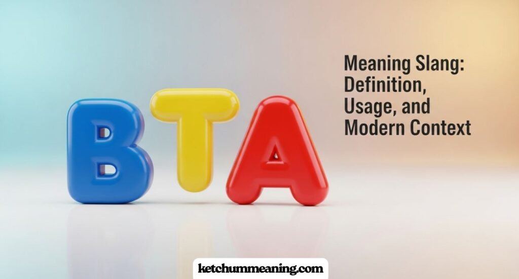 BTA Meaning Slang