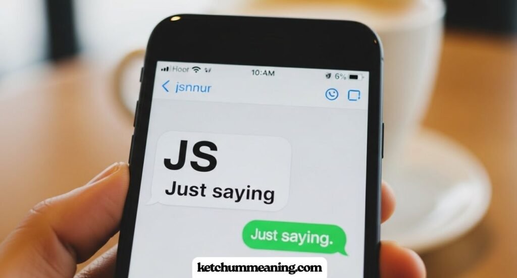 JS Meaning in Text