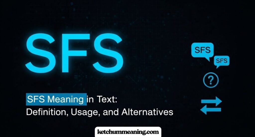 SFS Meaning in Text
