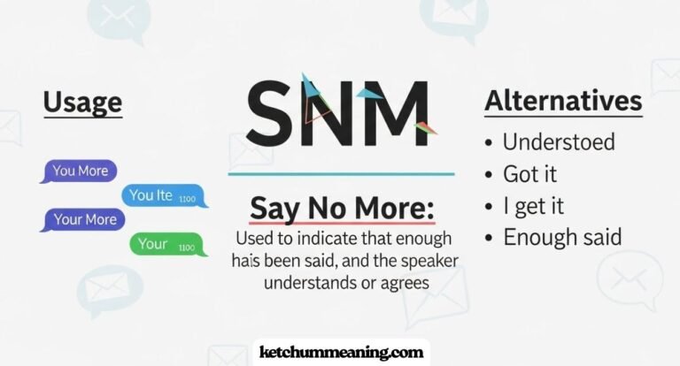 SNM Meaning in Text