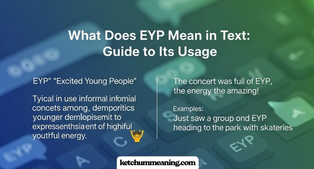 What Does EYP Mean in Text