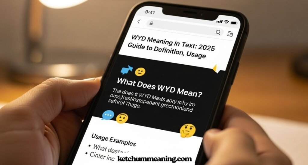 WYD Meaning in Text