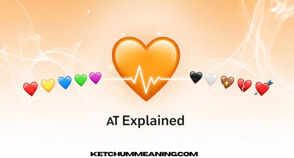 Orange Heart Emoji Meaning and Its Responses