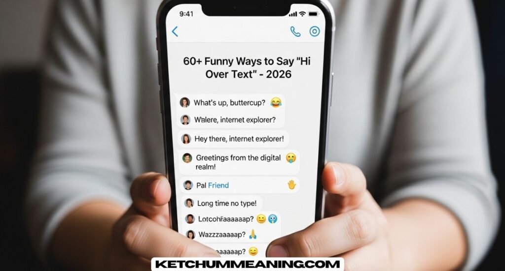 Funny Ways to Say “Hi Over Text