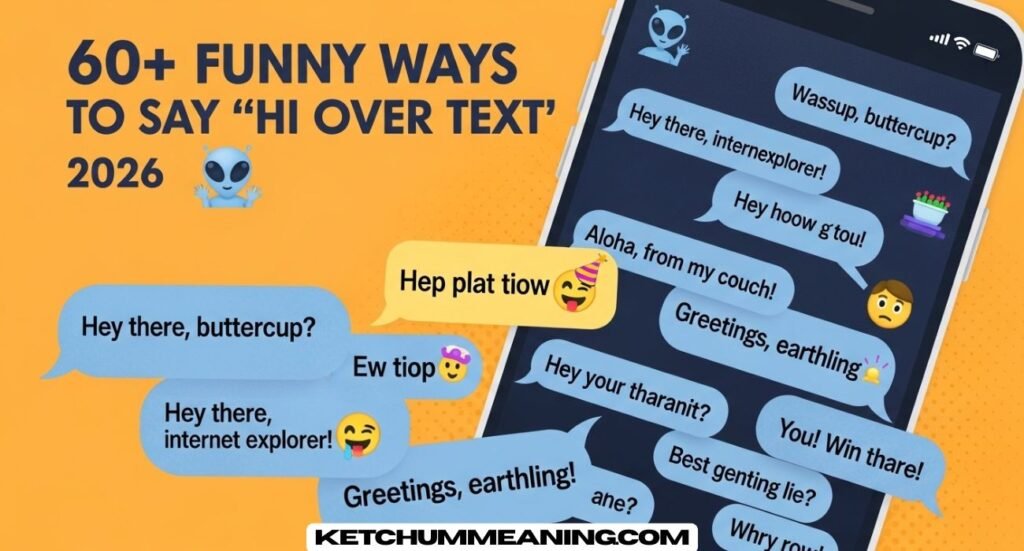 Funny Ways to Say “Hi Over Text
