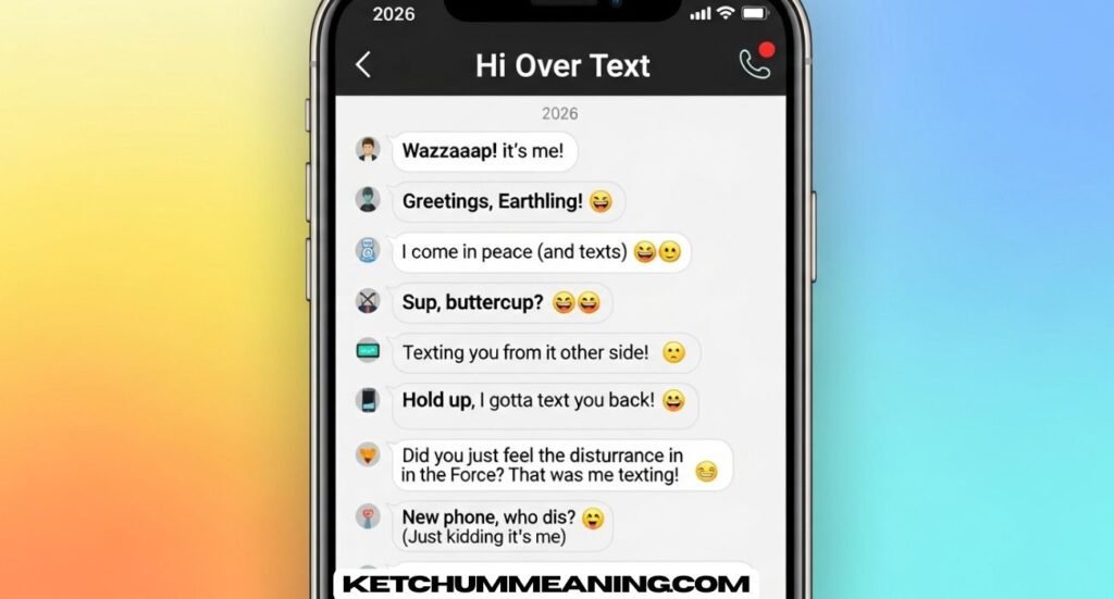 Funny Ways to Say “Hi Over Text