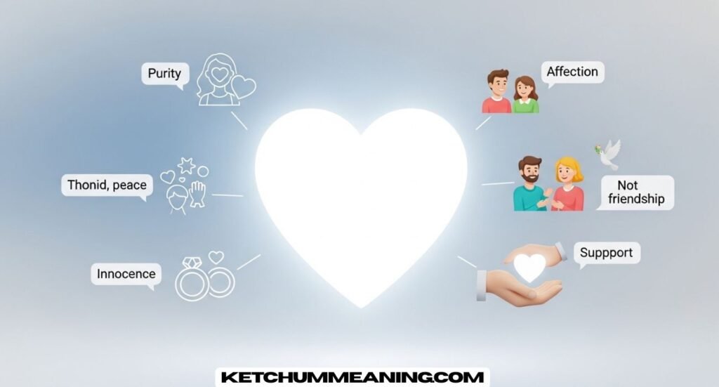 White Heart Emoji Meaning and When to Use