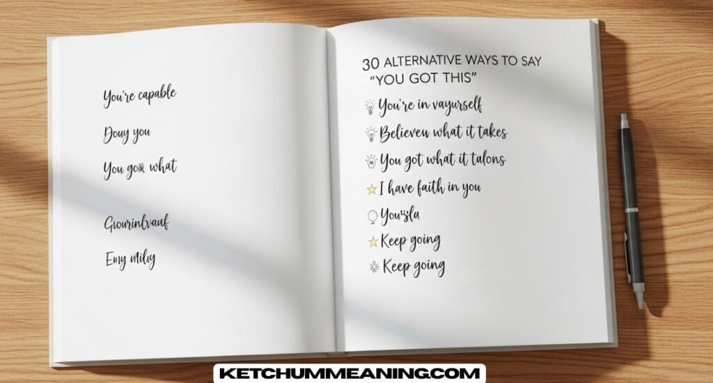 Alternative Another Ways to Say You Got This