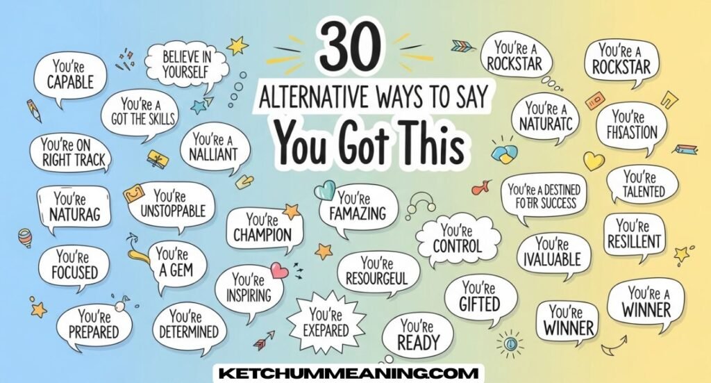 Alternative Another Ways to Say You Got This