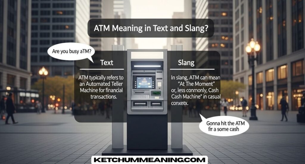ATM Meaning in Text and Slang