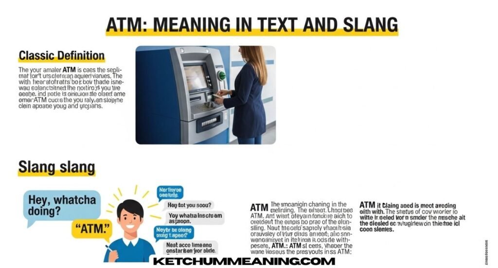 ATM Meaning in Text and Slang