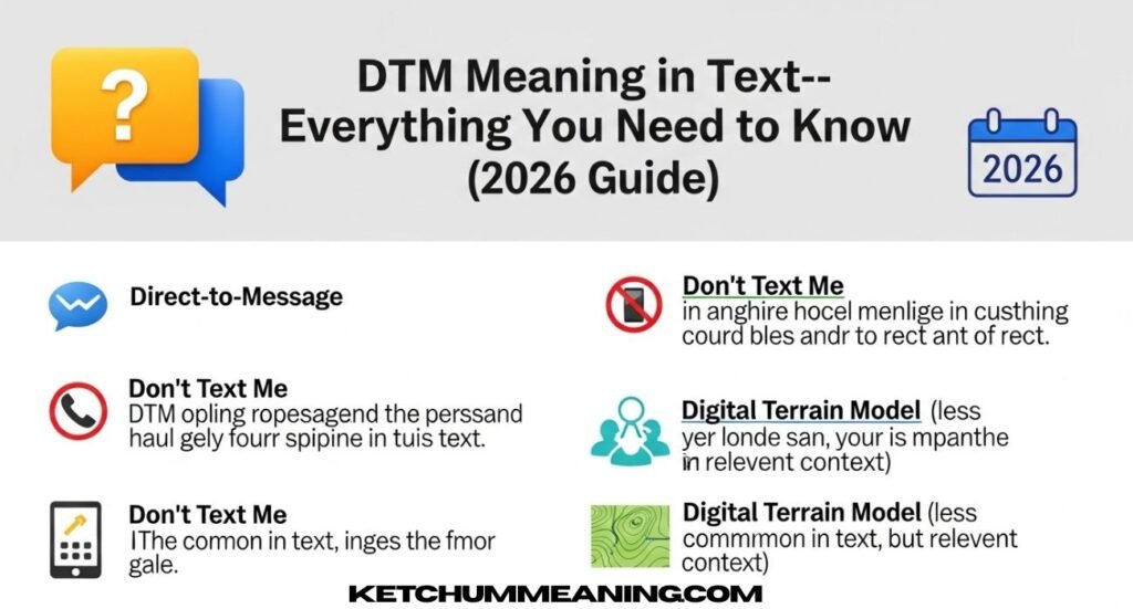 DTM Meaning in Text