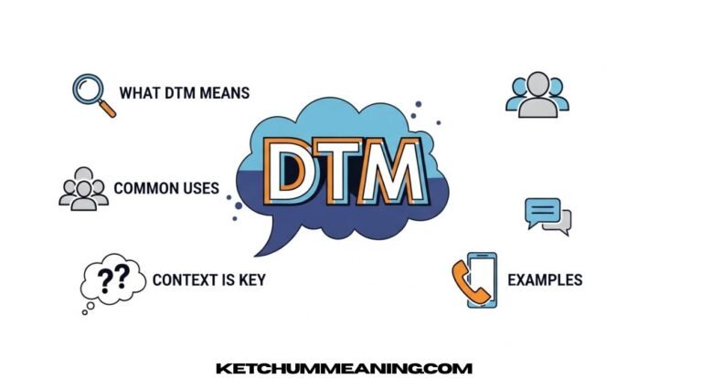 DTM Meaning in Text