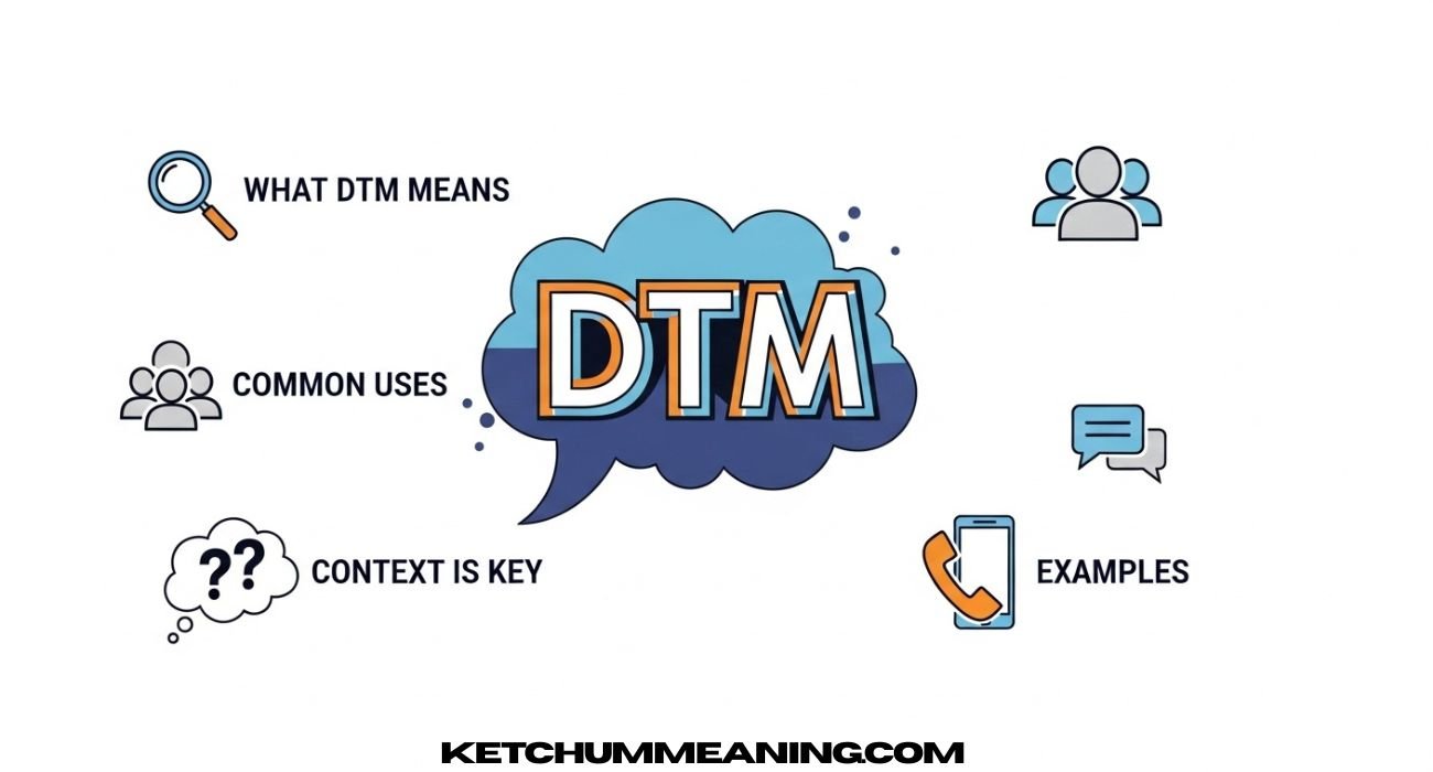 DTM Meaning in Text
