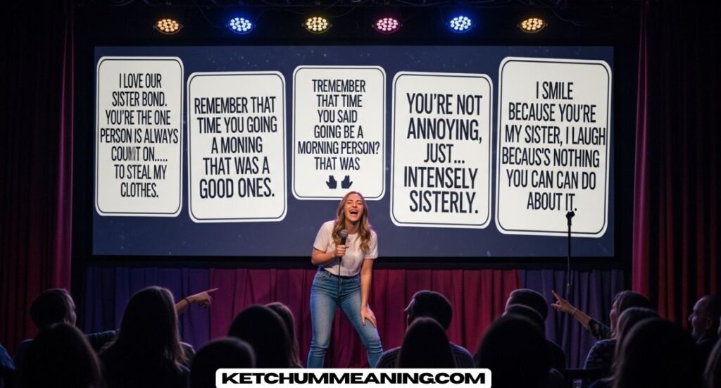 Hilarious Roasts to Say to Your Sister
