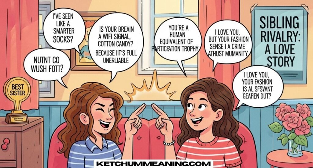 Hilarious Roasts to Say to Your Sister