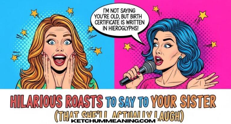 Hilarious Roasts to Say to Your Sister