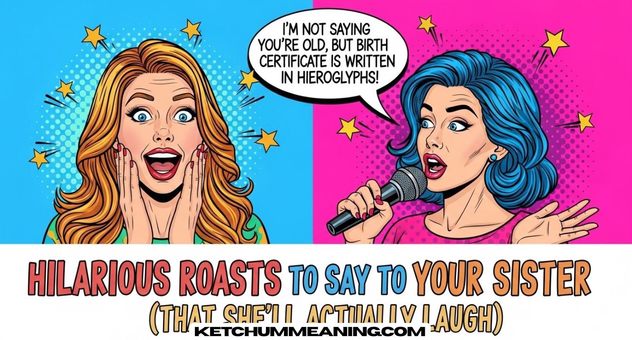 Hilarious Roasts to Say to Your Sister