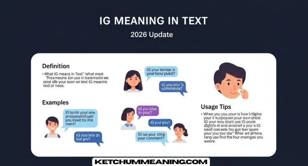 IG Meaning in Text 2026 Update