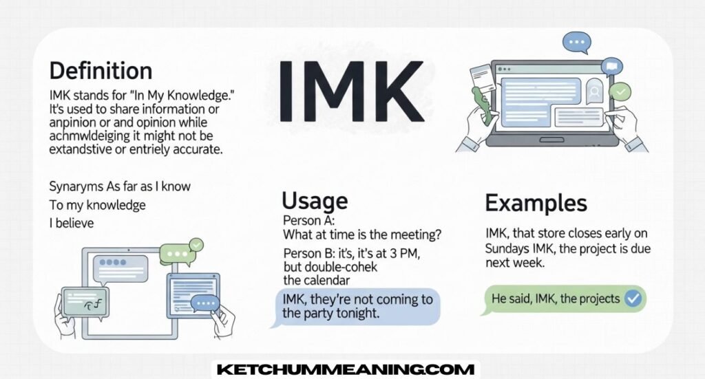 IMK Meaning in Text