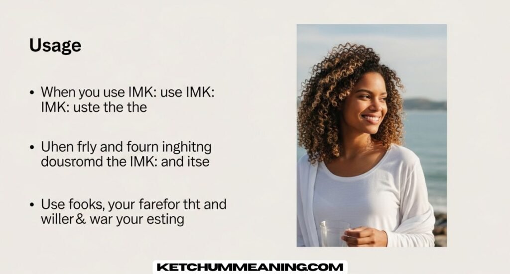 IMK Meaning in Text