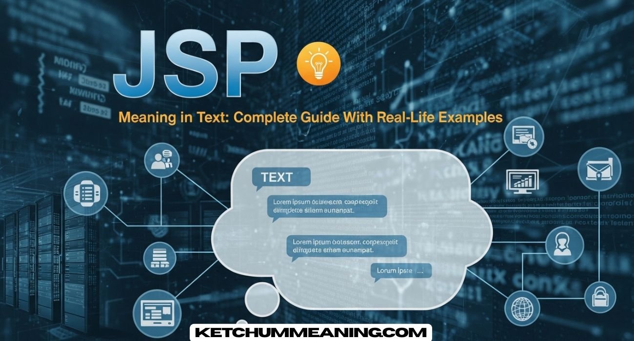 JSP Meaning in Text