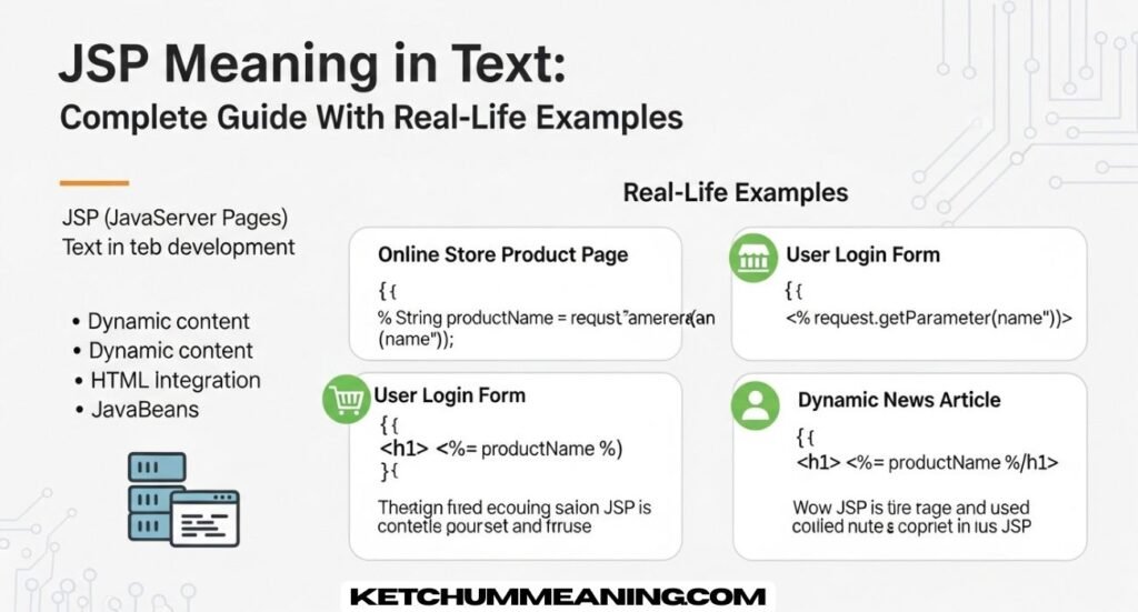 JSP Meaning in Text