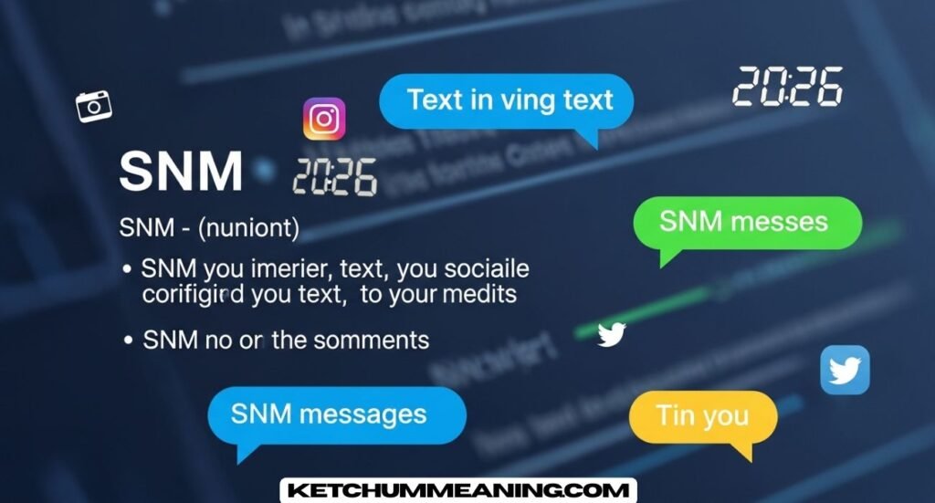 SNM Meaning in Text and Social Media