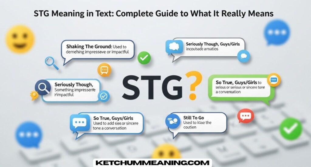 STG Meaning in Text