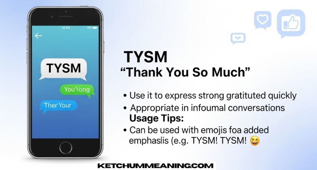 TYSM Meaning in Text Messages