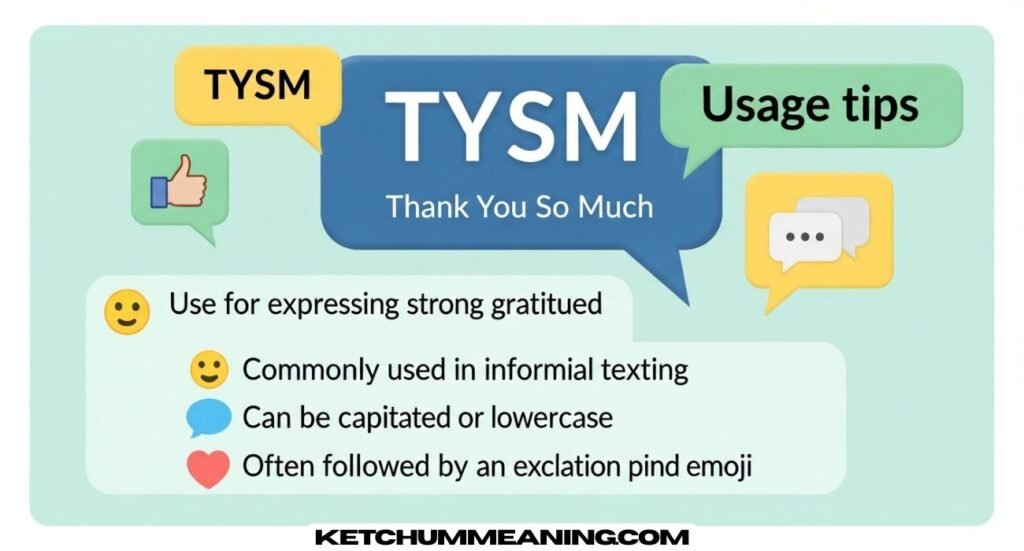 TYSM Meaning in Text Messages