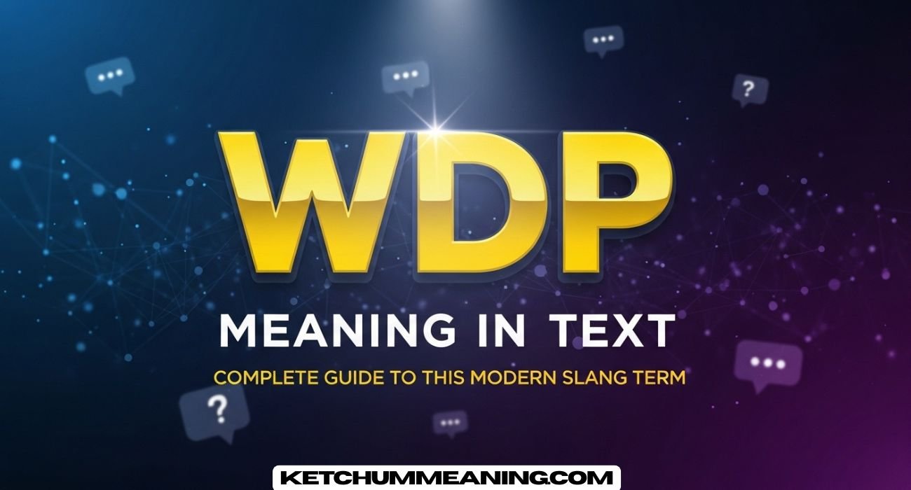 WDP Meaning in Text
