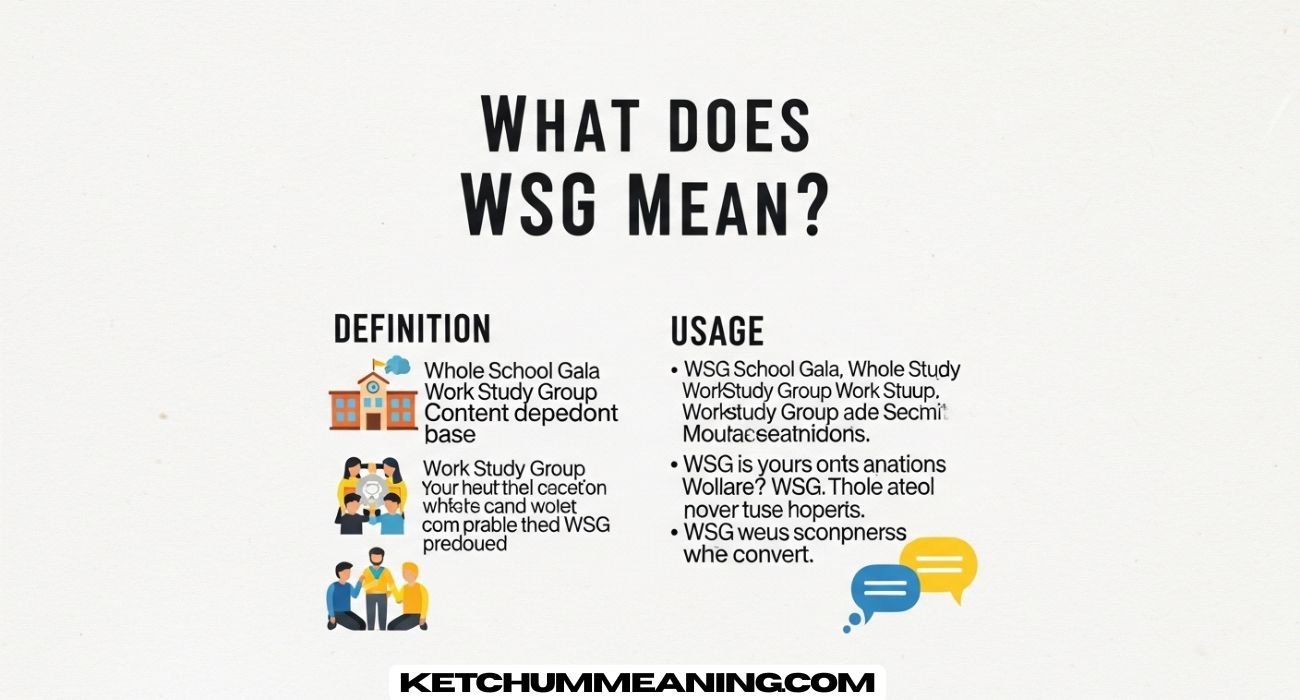 What Does WSG Mean