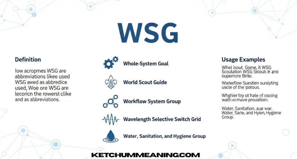 What Does WSG Mean