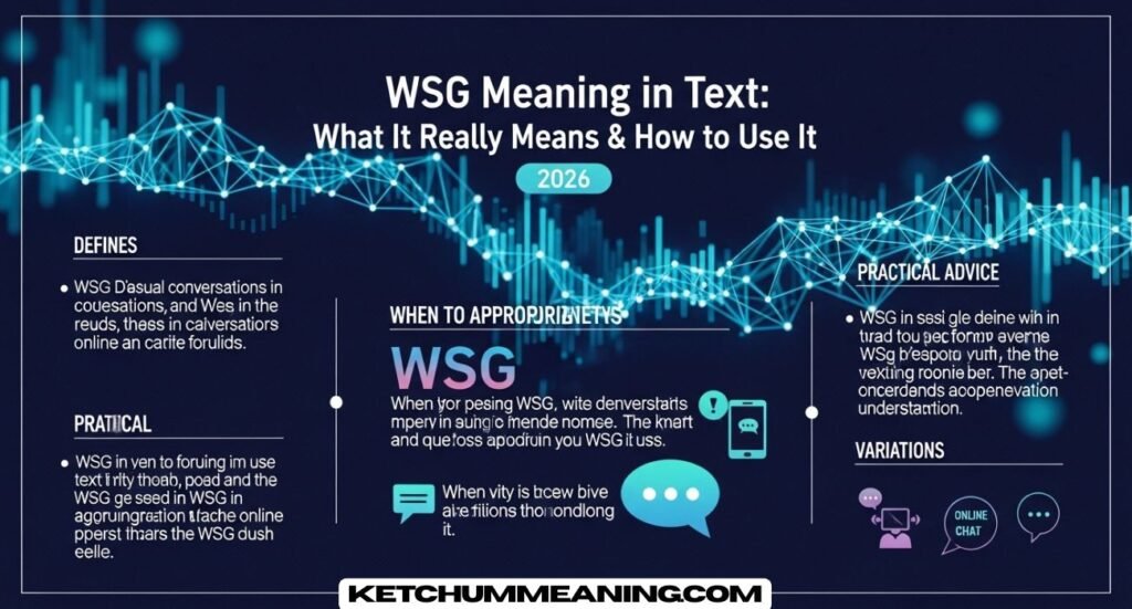 WSG Meaning in Text