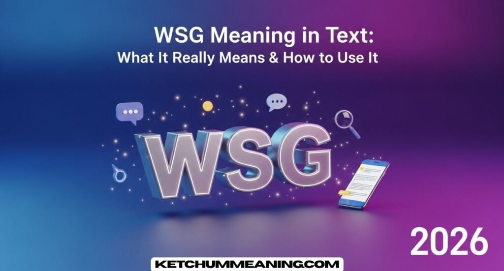 WSG Meaning in Text