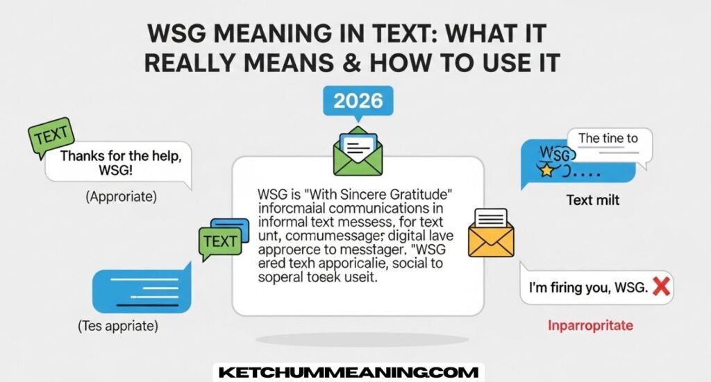 WSG Meaning in Text