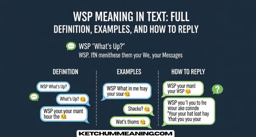 WSP Meaning in Text